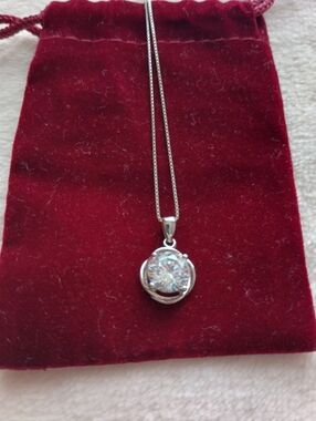 Helzberg Diamonds Cz 925 Necklace